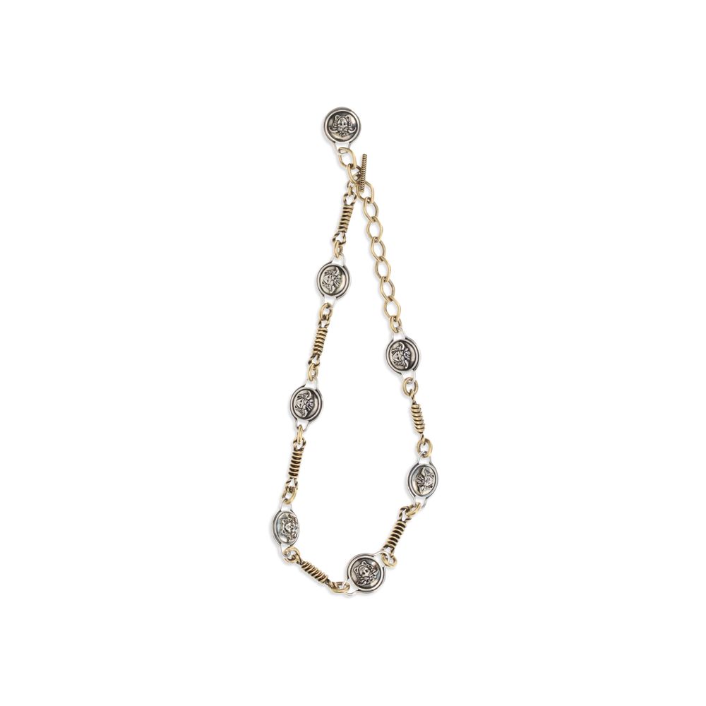 Versace Silver Brass Necklace