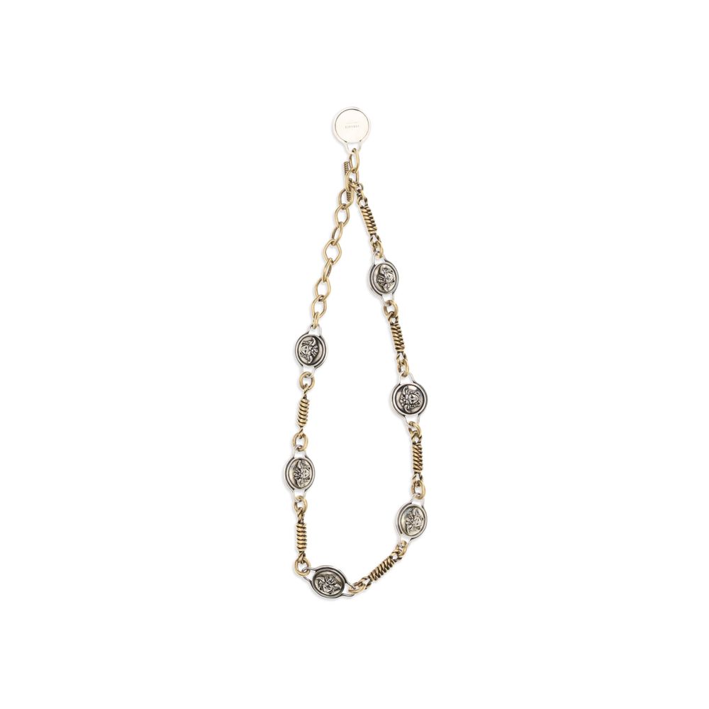 Versace Silver Brass Necklace