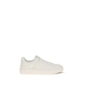 Balmain White Calf Leather Bos Taurus Athletic Sneakers