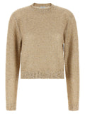Brunello Cucinelli Gold Linen Cardigan