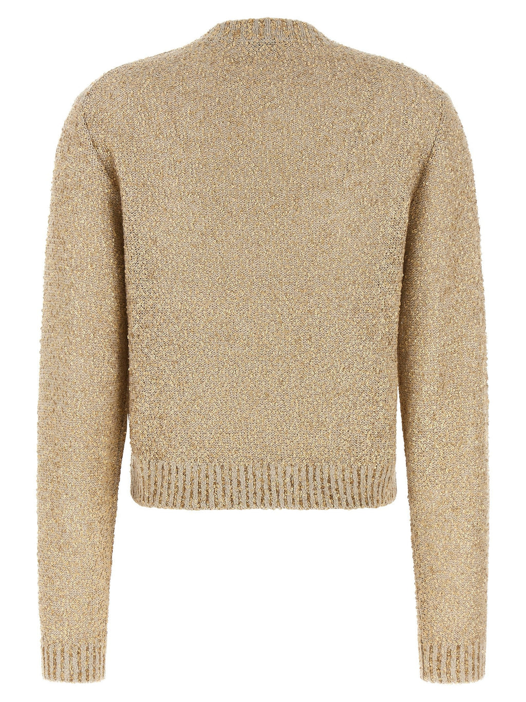 Brunello Cucinelli Gold Linen Cardigan