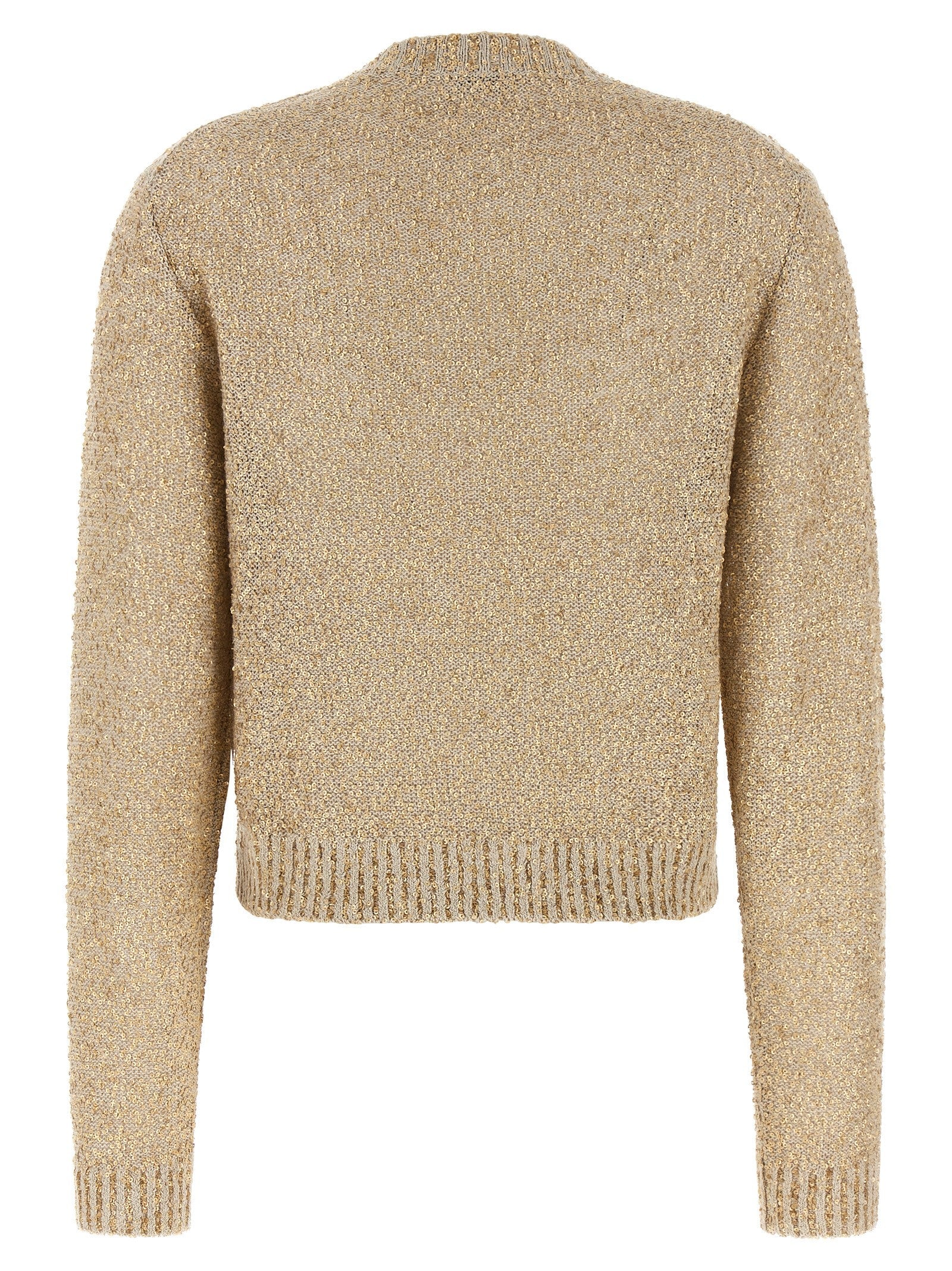 Brunello Cucinelli Gold Linen Cardigan