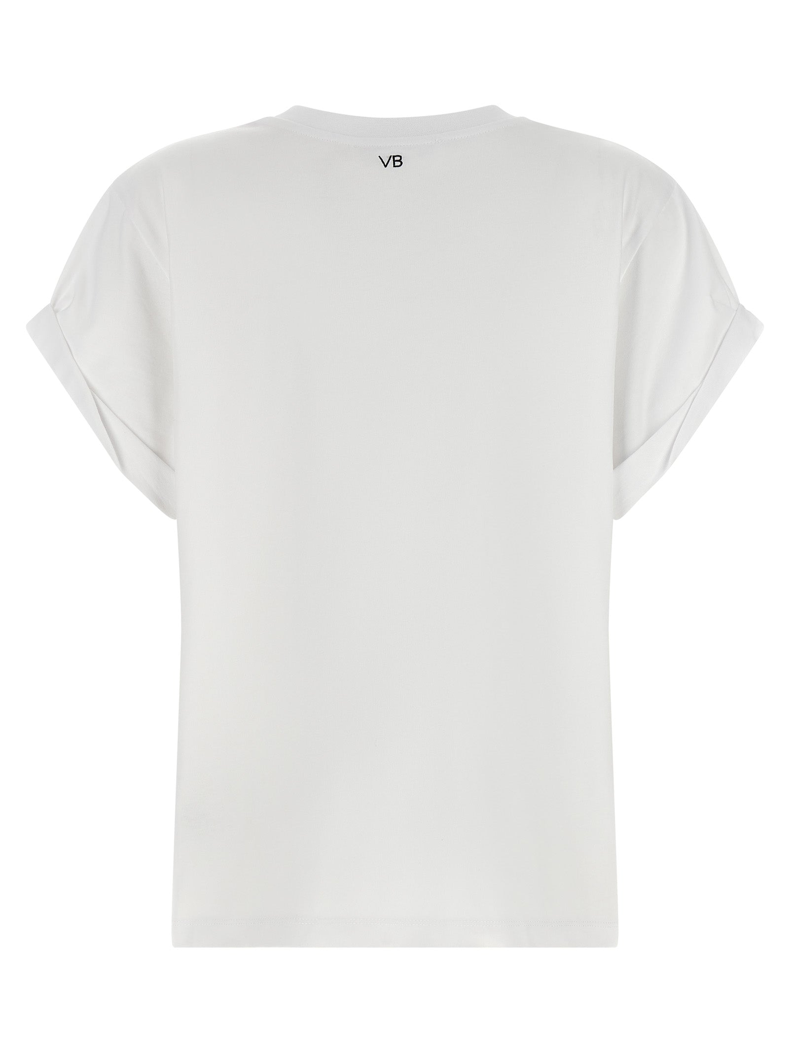 Victoria Beckham White Cotton T-Shirt