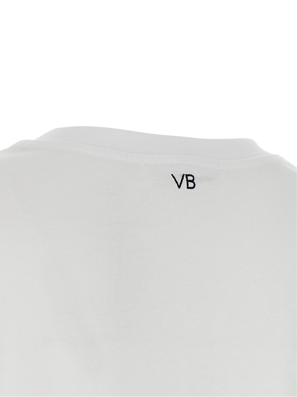 Victoria Beckham White Cotton T-Shirt