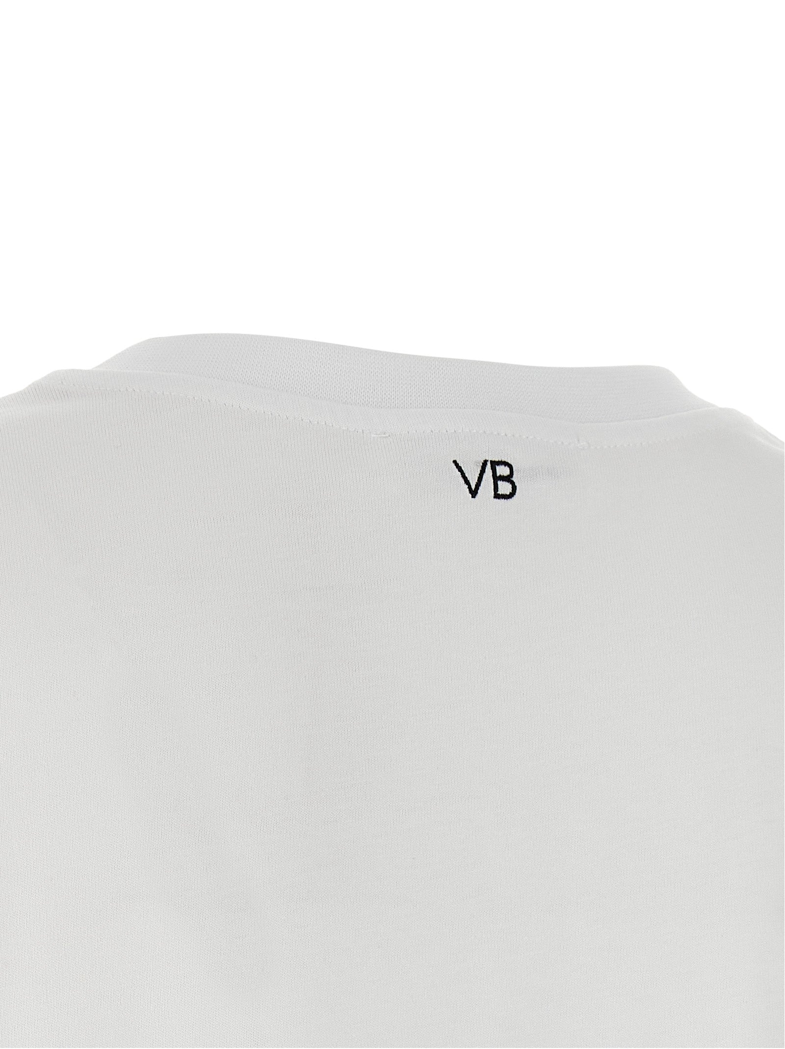 Victoria Beckham White Cotton T-Shirt