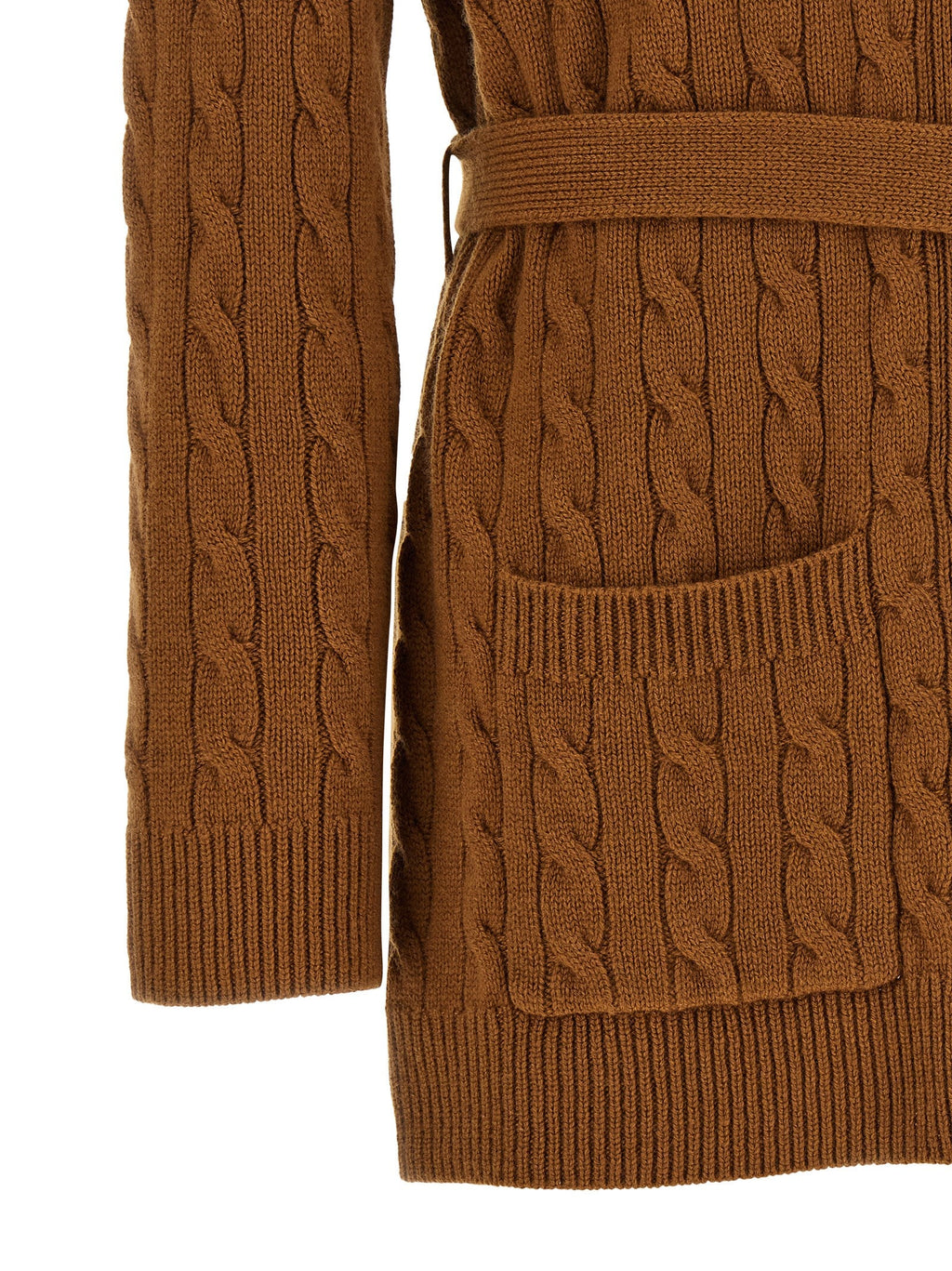 Valentino Garavani Brown Cashmere Cardigan