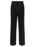 Dolce & Gabbana Black Virgin Wool Casual Pants