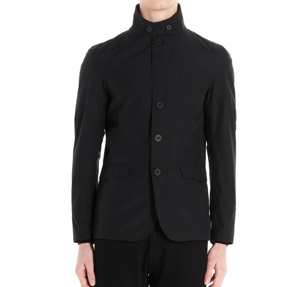 Herno Black Polyester Jacket