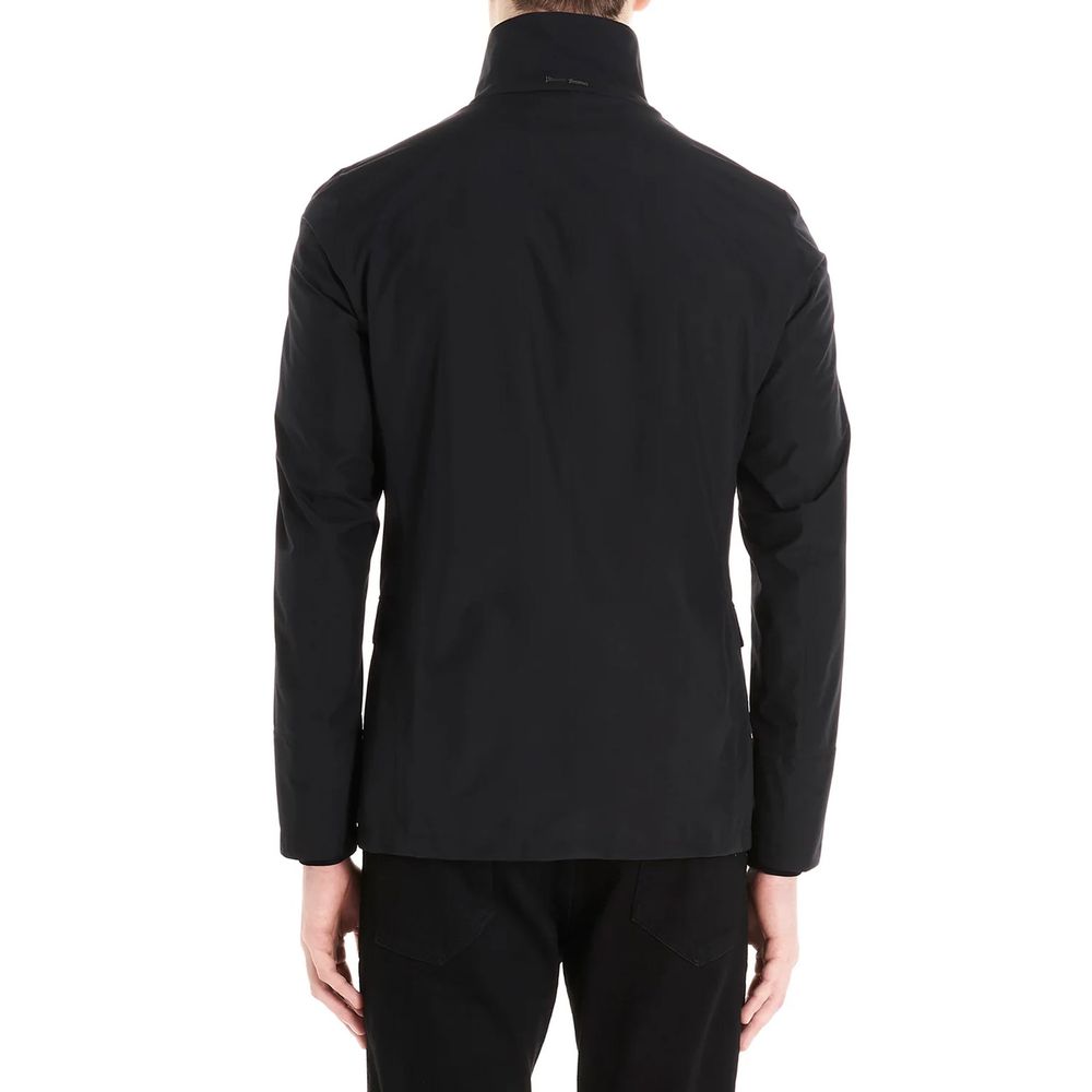 Herno Black Polyester Jacket