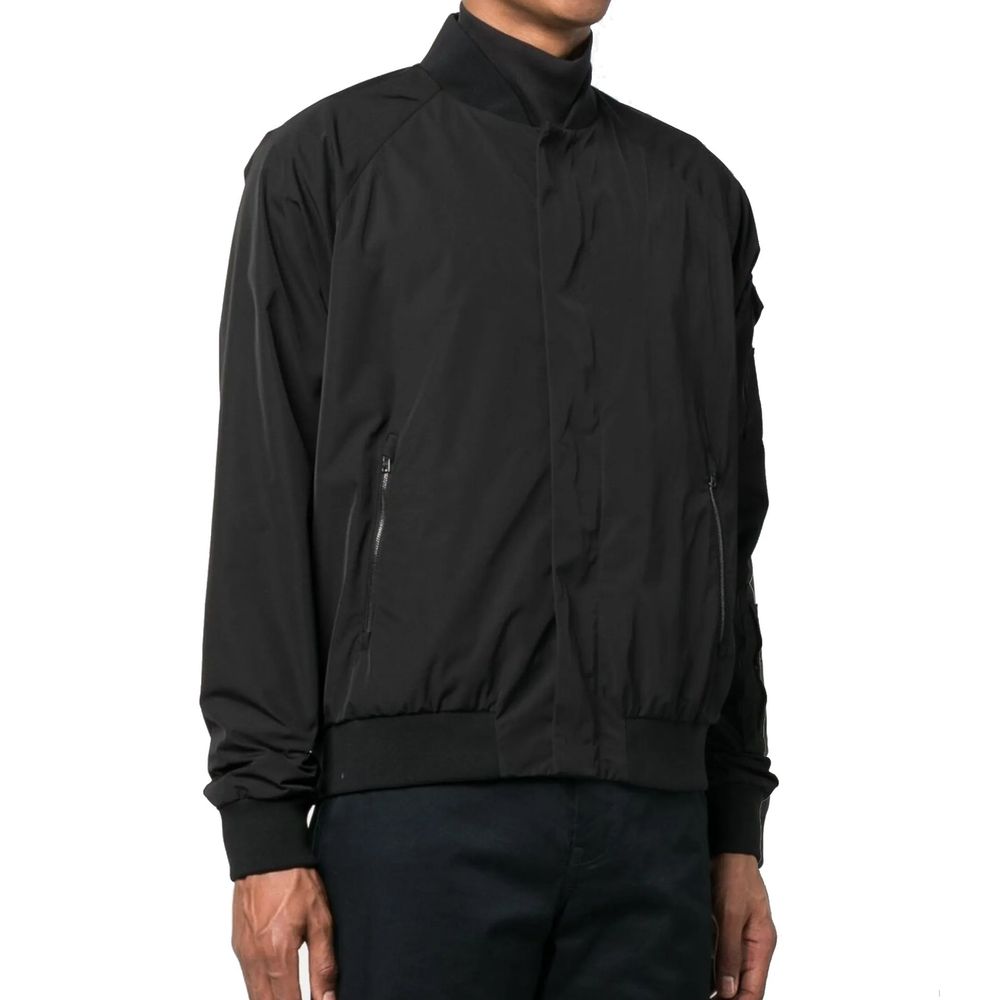 Herno Black Polyester Bomber