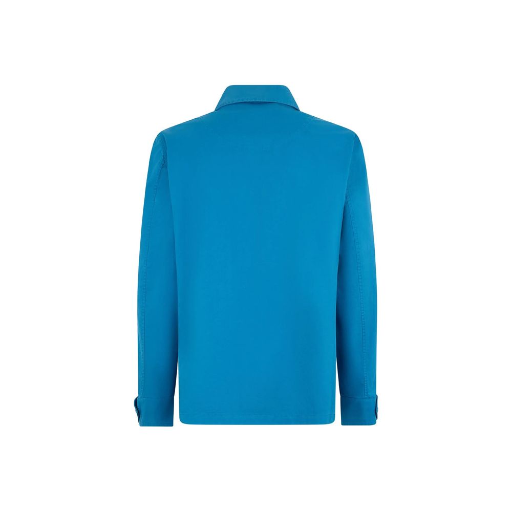 Herno Blue Cotton Denim Jacket