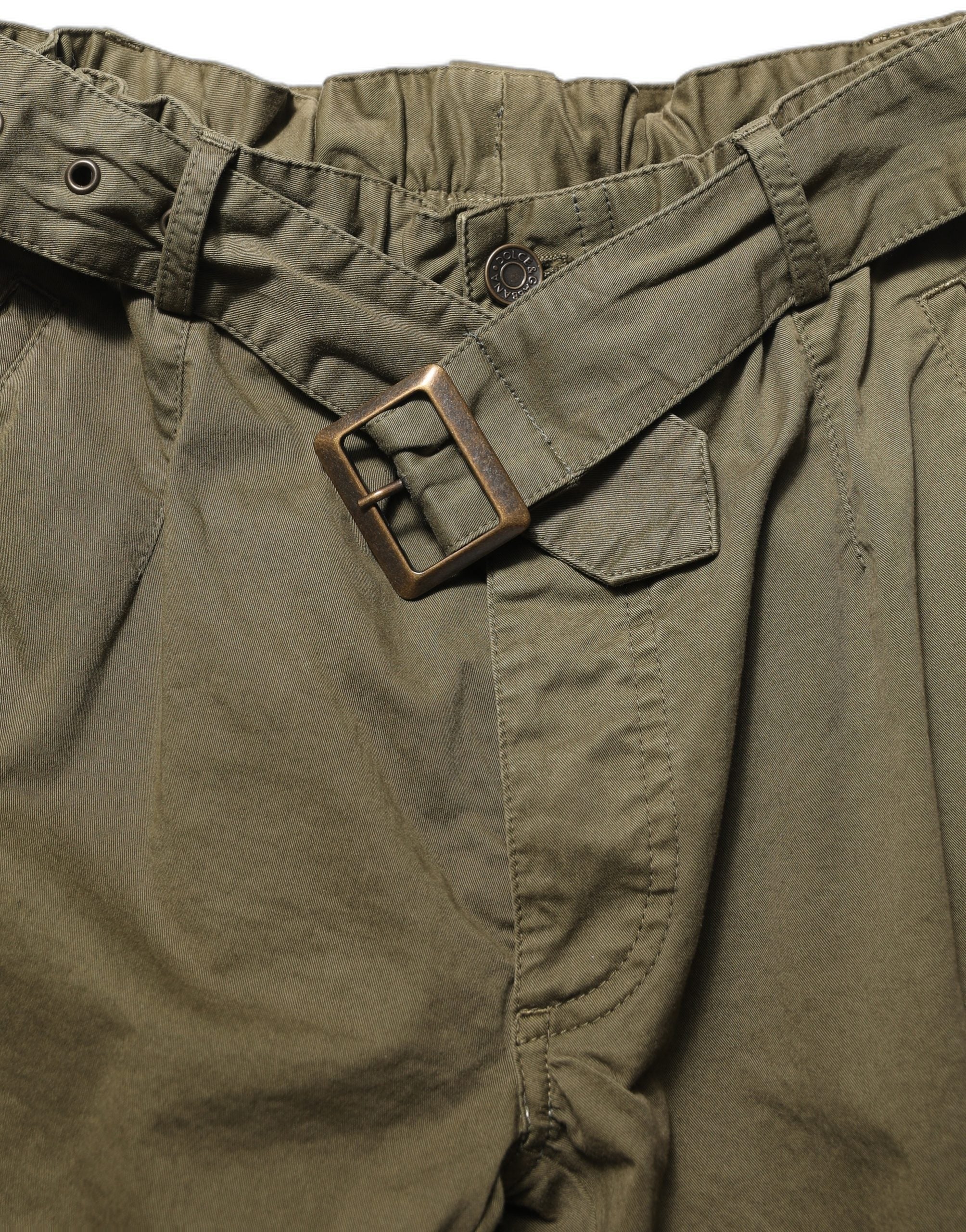Dolce & Gabbana Olive Green High Waist Cargo Trouser Pants