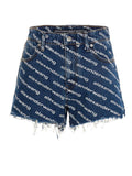 DENIM X ALEXANDER WANG Blue Cotton Bermuda Shorts