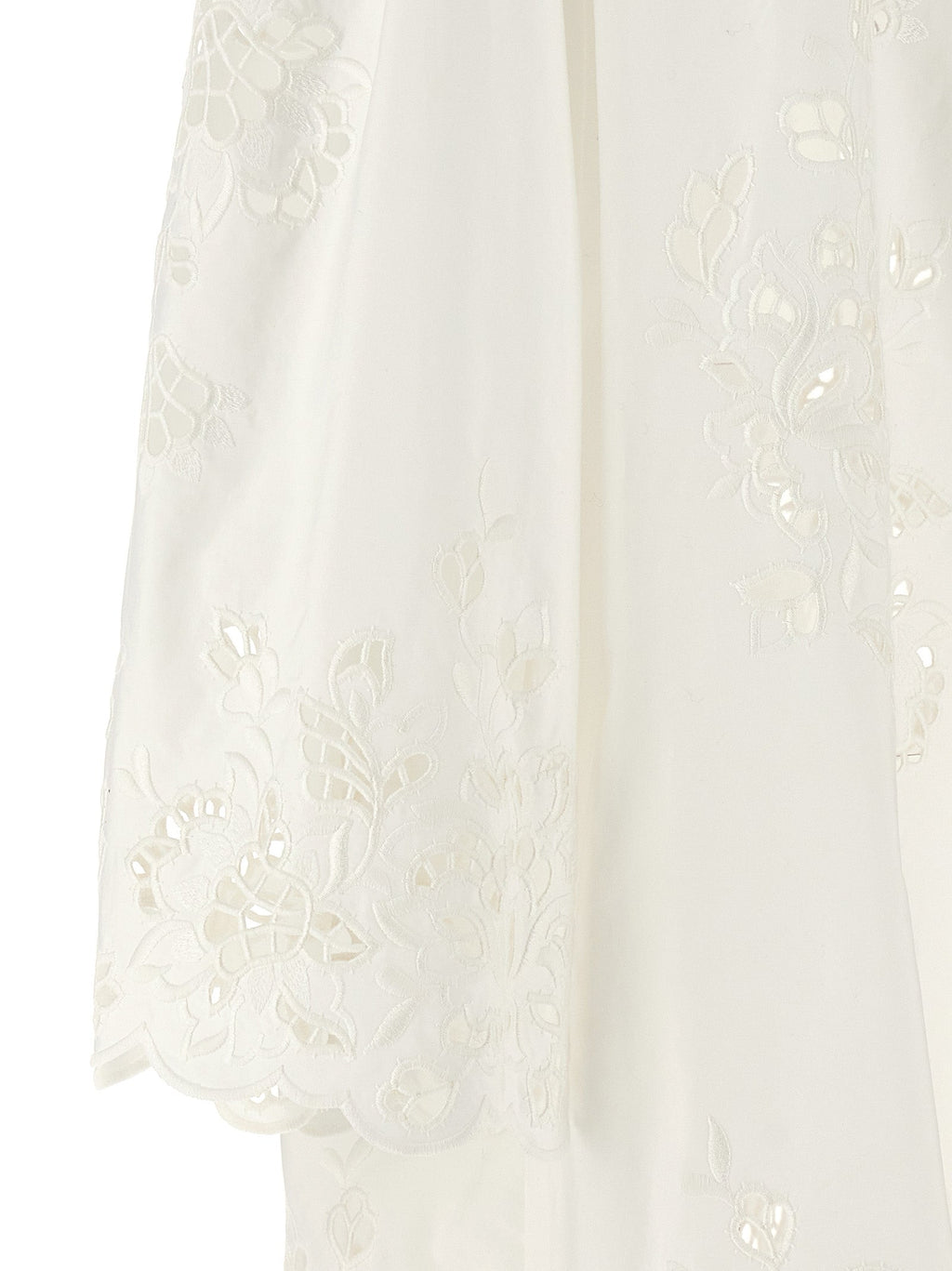 Dolce & Gabbana White Cotton Short Dress