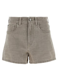 Fendi Beige Cotton Bermuda Shorts
