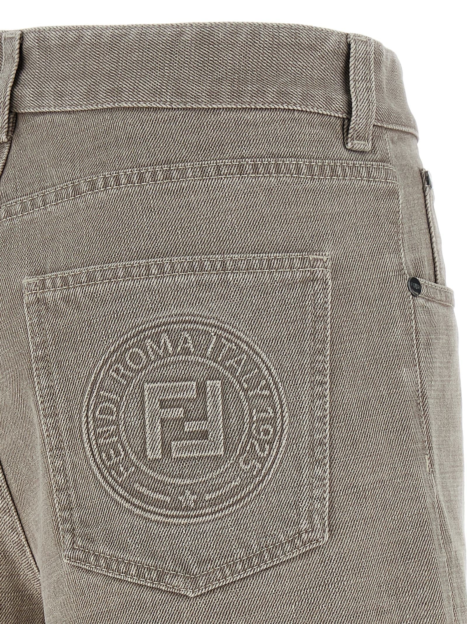 Fendi Beige Cotton Bermuda Shorts