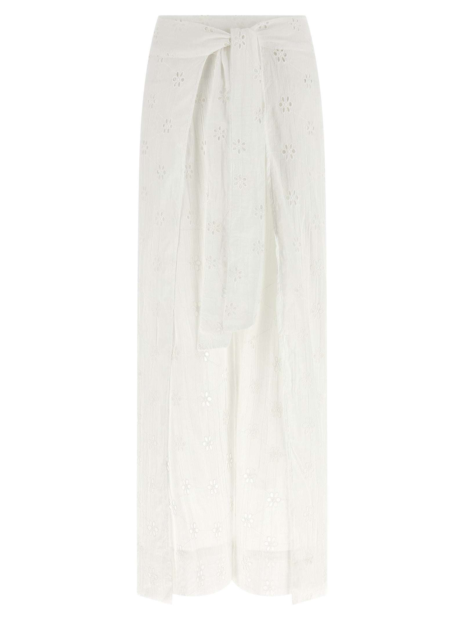 Polo Ralph Lauren White Cotton Casual Pants Polo Ralph Lauren