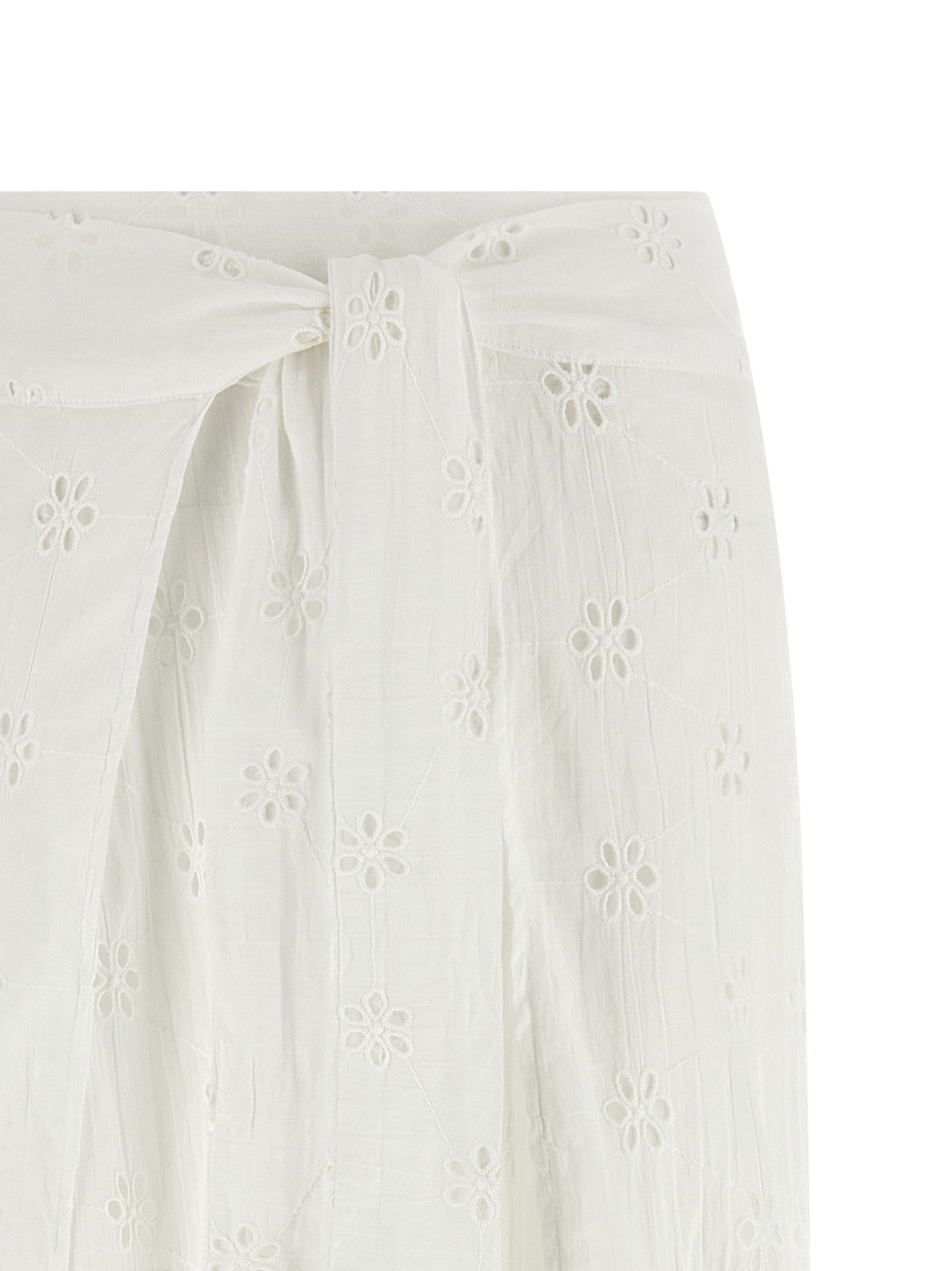 Polo Ralph Lauren White Cotton Casual Pants Polo Ralph Lauren
