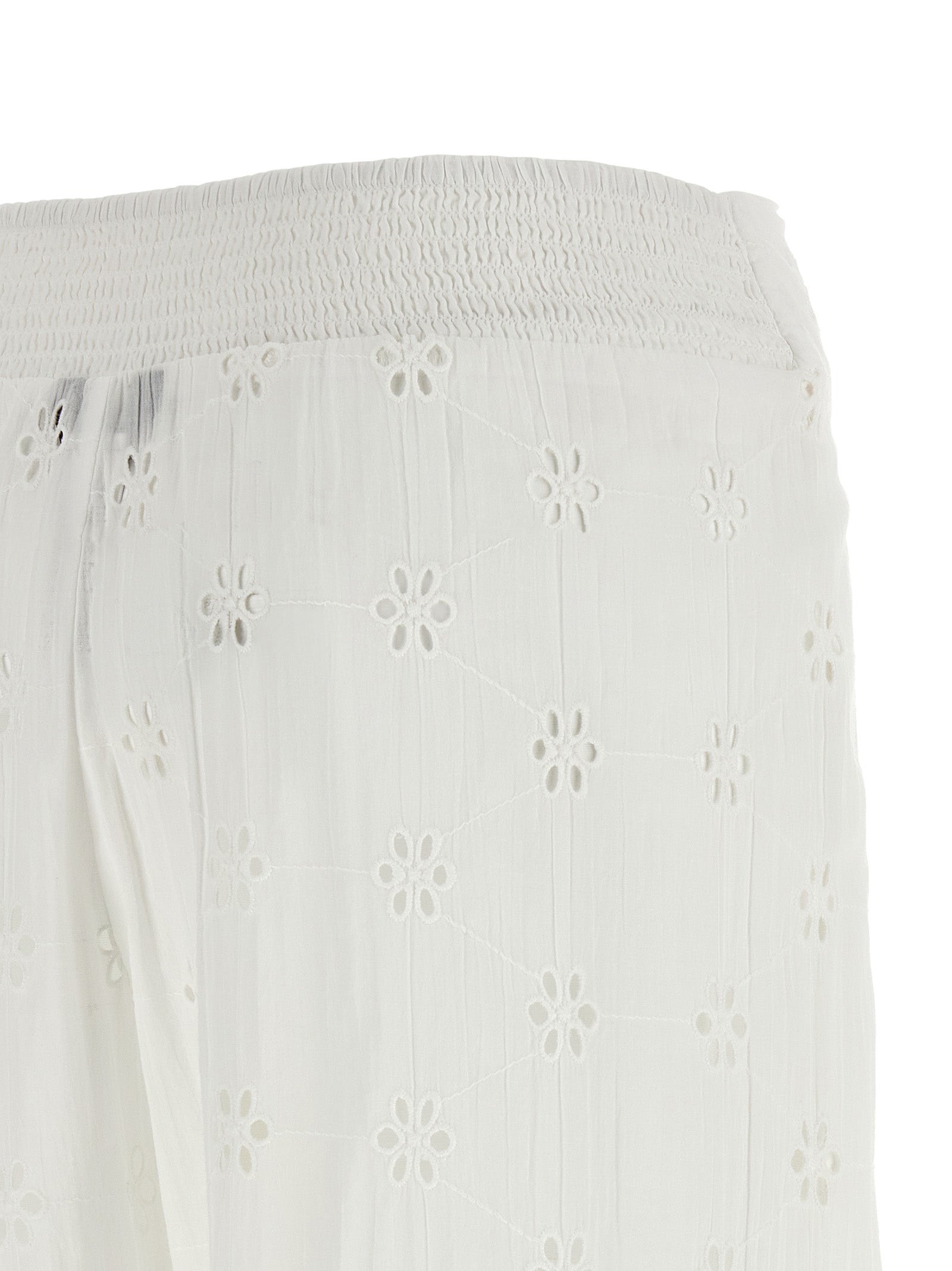 Polo Ralph Lauren White Cotton Casual Pants Polo Ralph Lauren