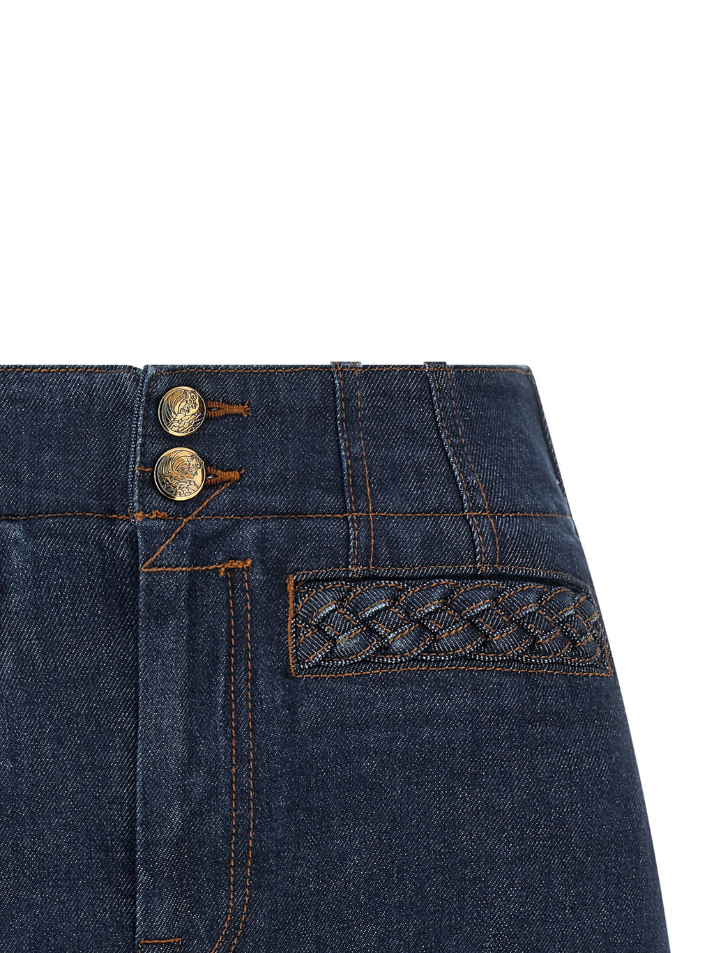 Zimmermann Blue Cotton Bermuda Shorts Zimmermann