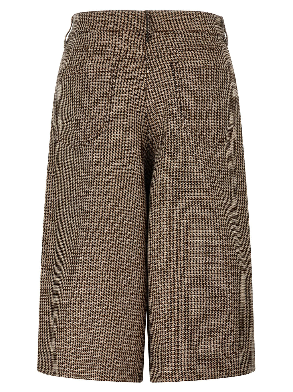 Brunello Cucinelli Brown Virgin Wool Bermuda Shorts