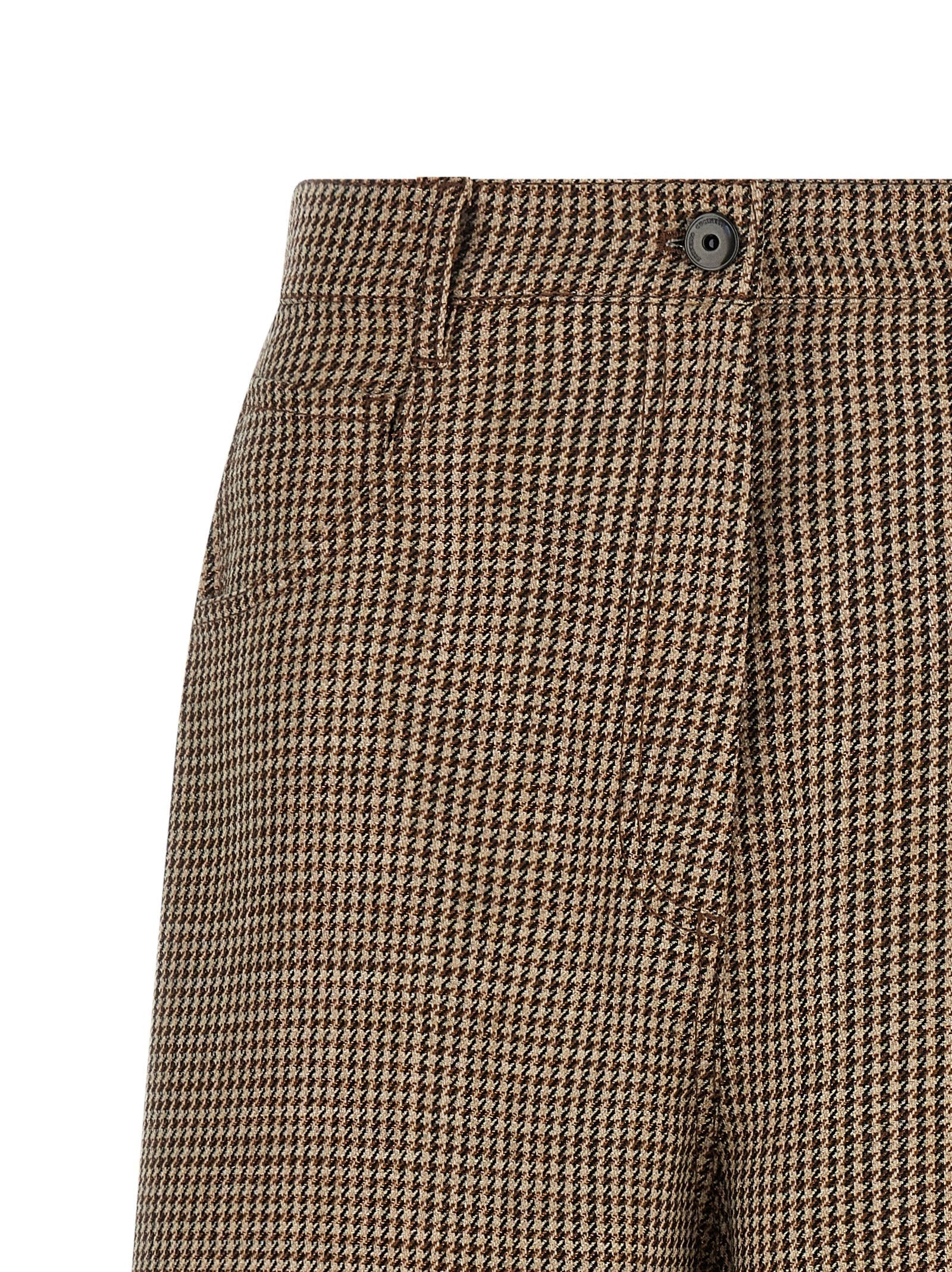 Brunello Cucinelli Brown Virgin Wool Bermuda Shorts Brunello Cucinelli