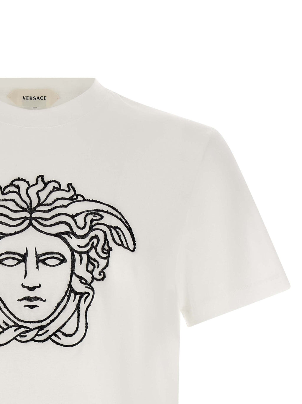 Versace Bicolor Cotton T-Shirt