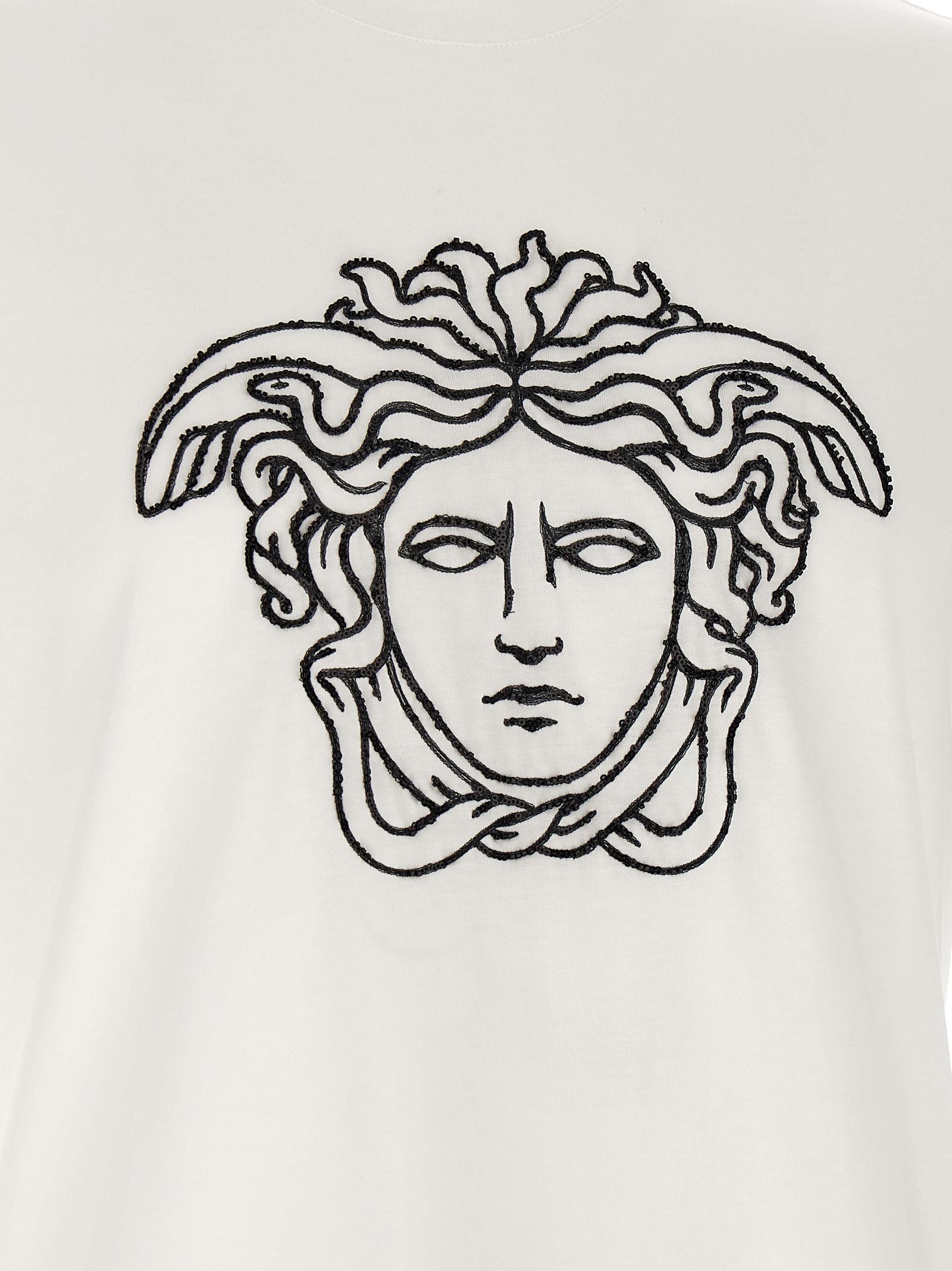 Versace Bicolor Cotton T-Shirt Versace
