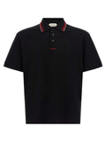 Versace Black Cotton Polo Shirt