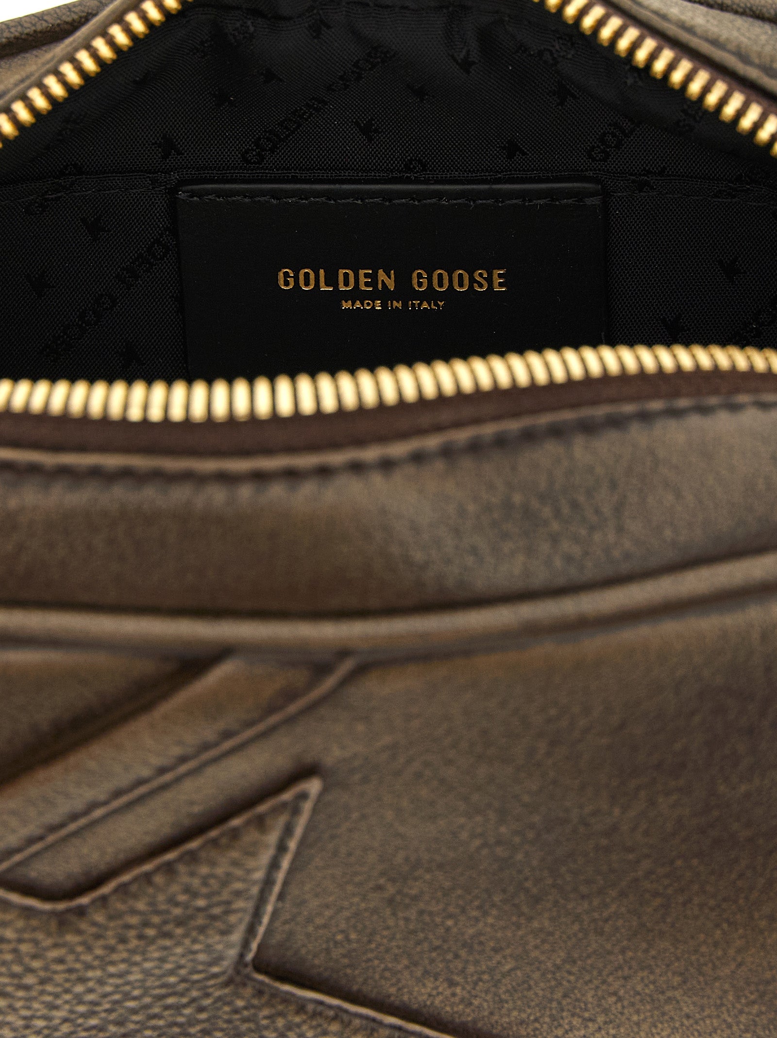 Golden Goose Brown Cowhide Clutch Bag Golden Goose