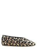 Ganni Multicolor Cotton Ballet Flats Ganni