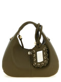 Ganni Bicolor Polyester Handbag