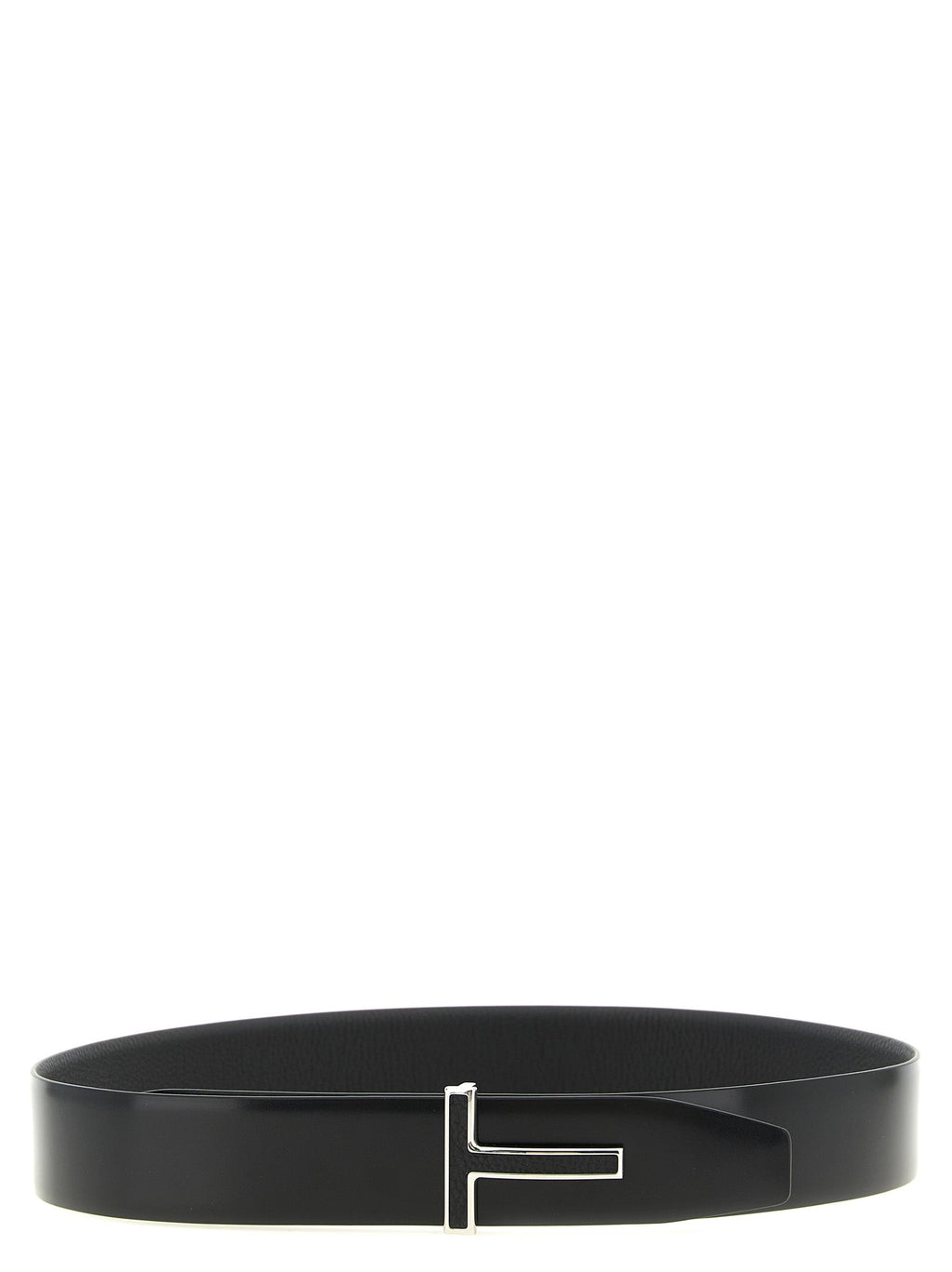 Tom Ford Black Calfskin Regular Belt