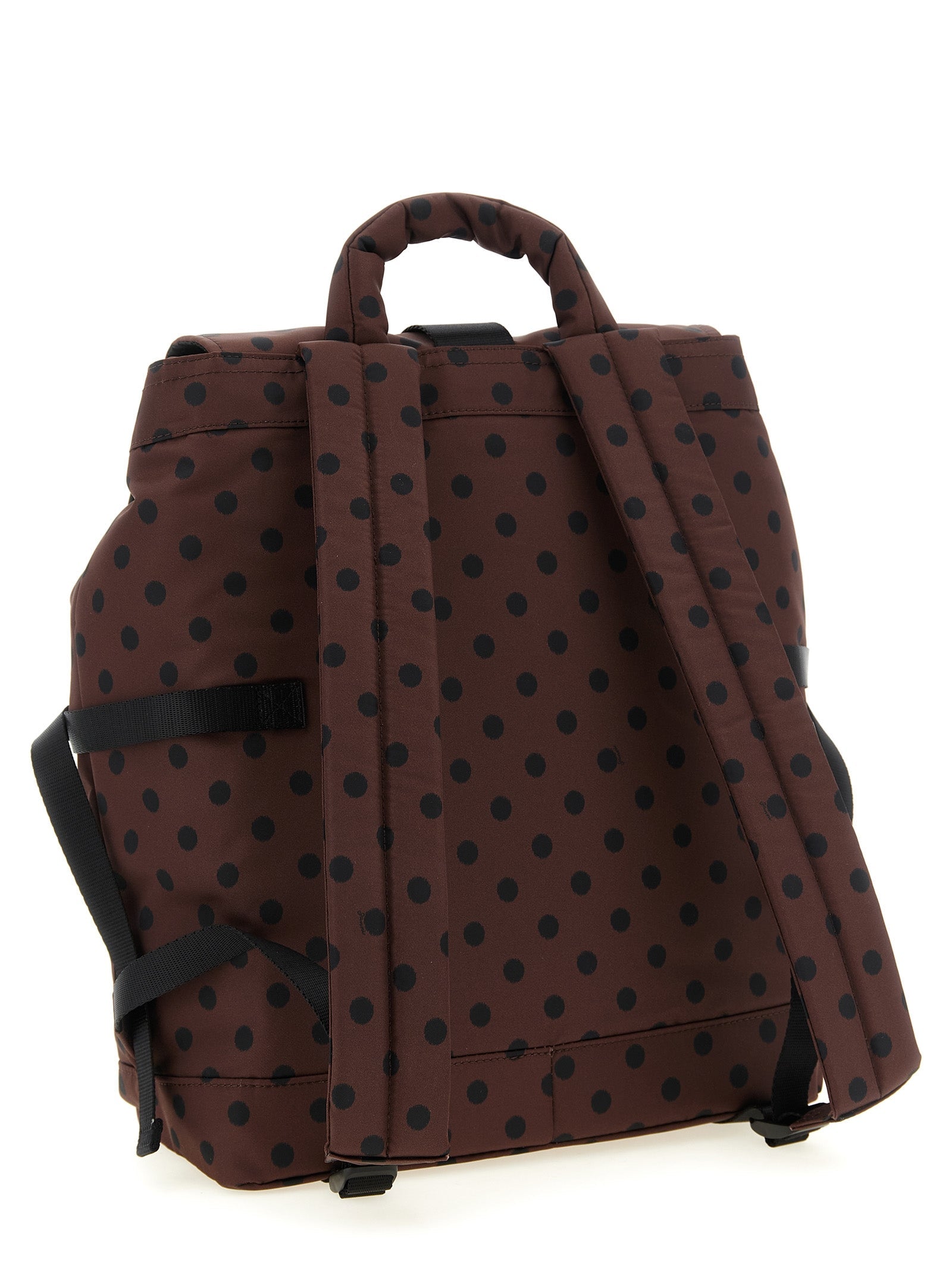 Ganni Brown Recycled Polyamide Backpack