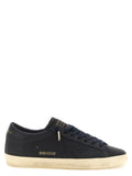 Golden Goose Blue Cowhide Low Top Sneakers