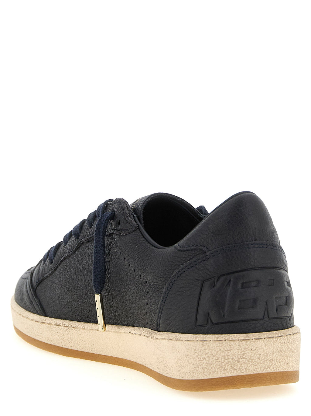 Golden Goose Blue Cowhide Low Top Sneakers