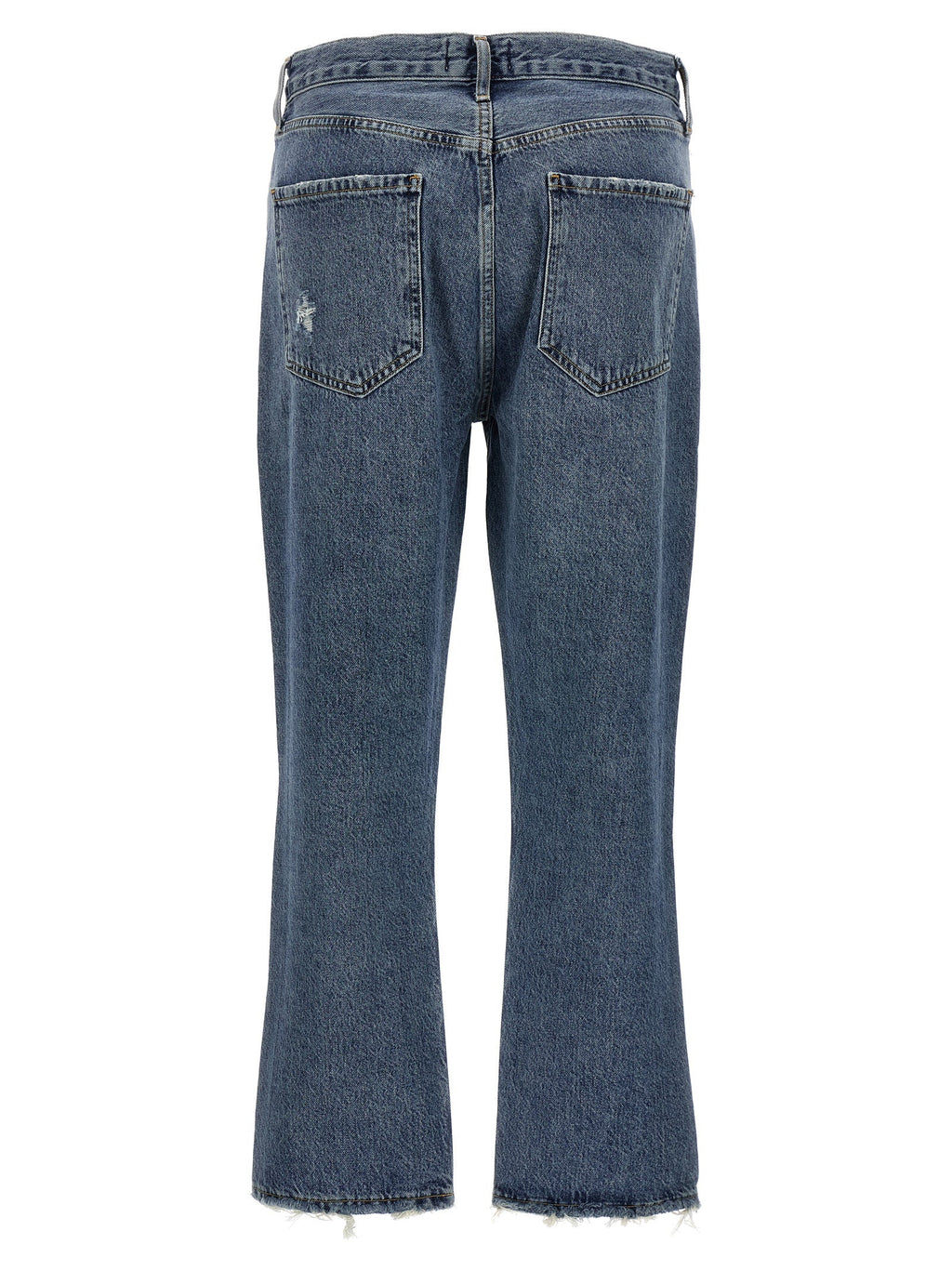 Agolde Blue Cotton Cropped Jeans Agolde