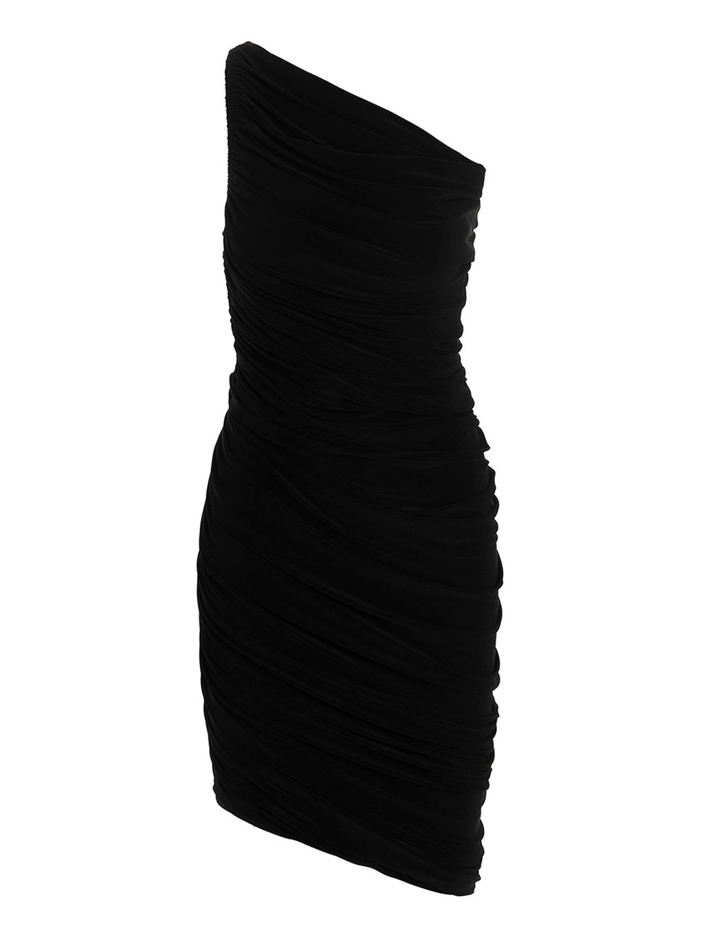 Norma Kamali Black Polyester Short Dress