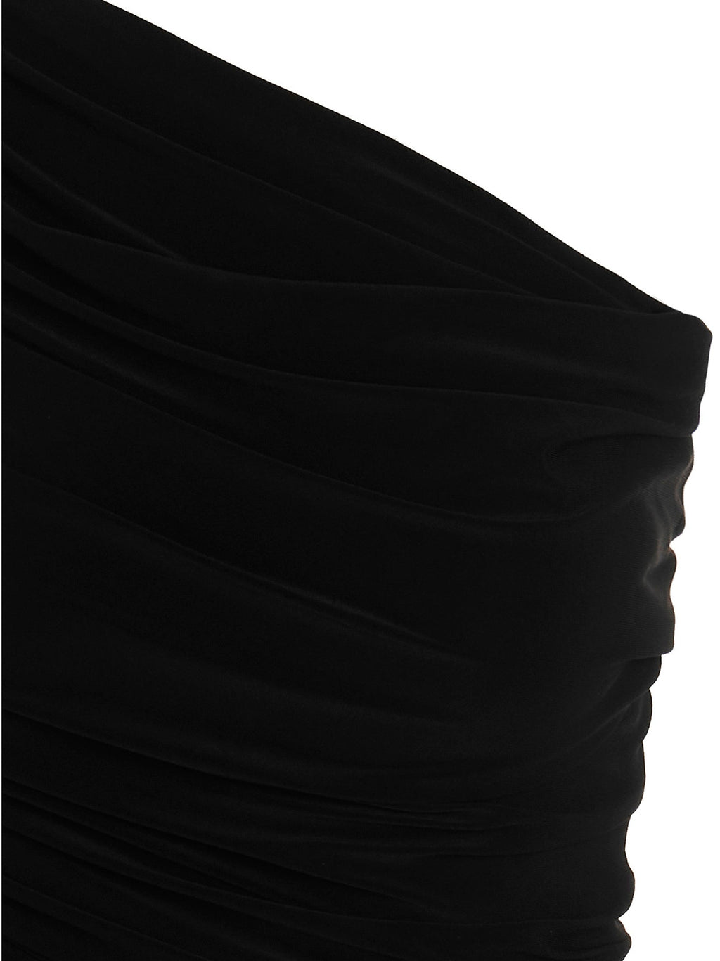 Norma Kamali Black Polyester Short Dress