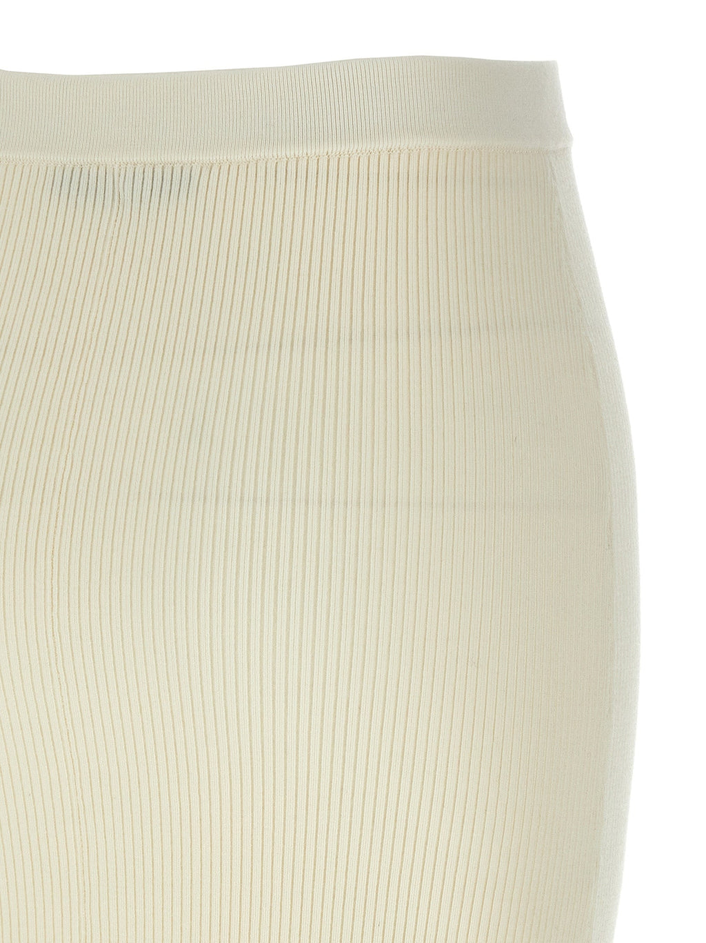 Alessandra Rich White Wool Midi Skirt Alessandra Rich