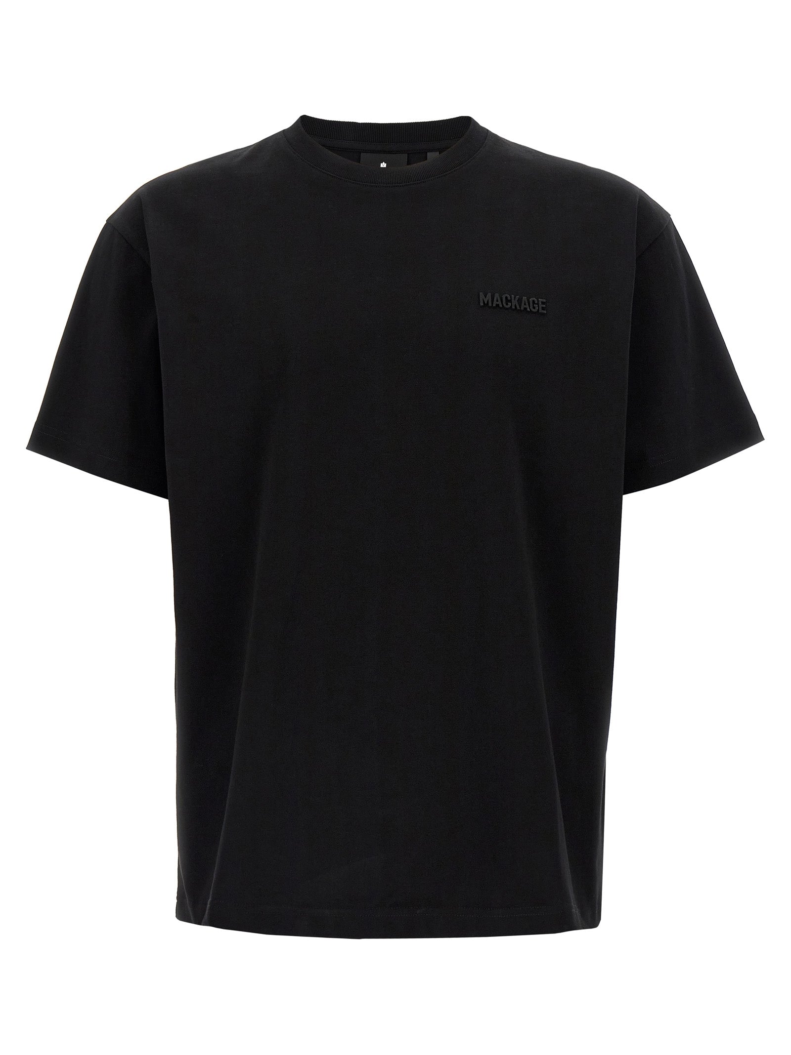 Mackage Black Cotton T-Shirt
