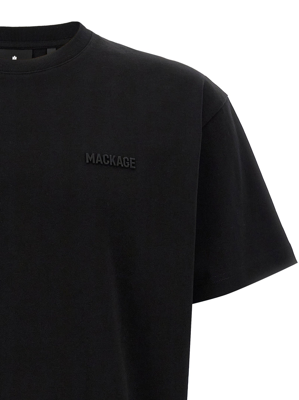 Mackage Black Cotton T-Shirt