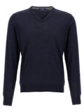 Barba Napoli Blue Wool Cardigan