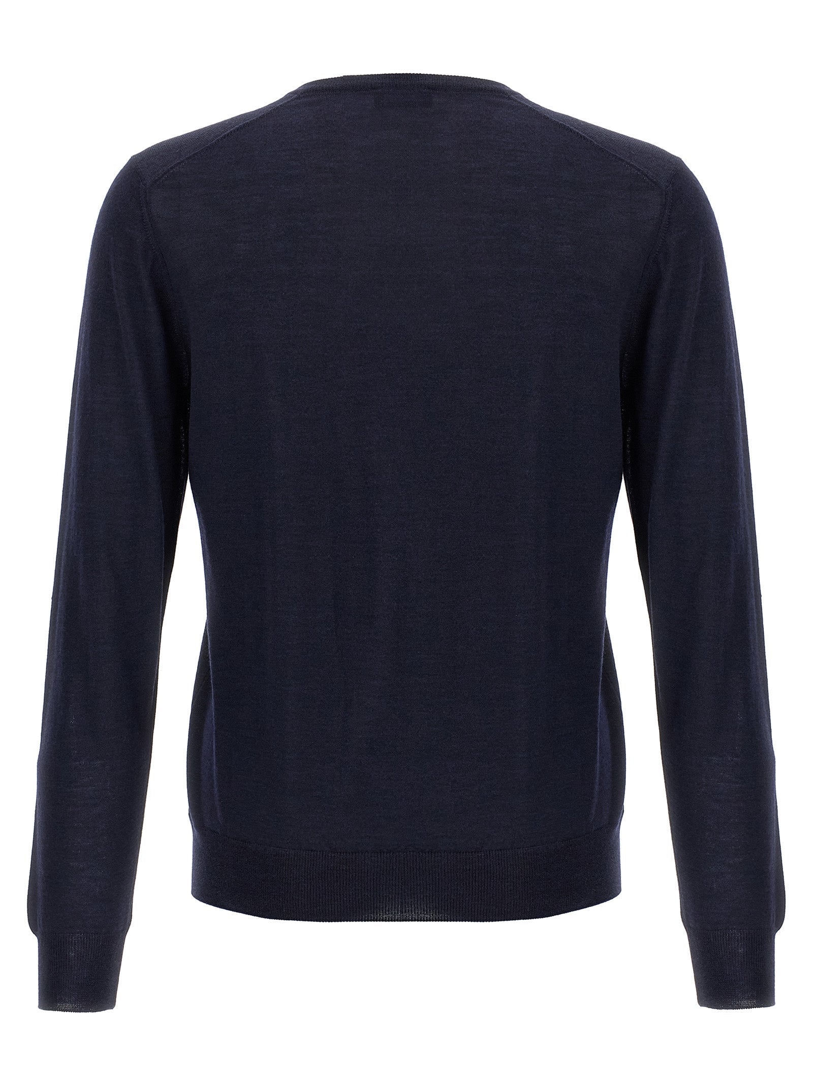 Barba Napoli Blue Wool Cardigan