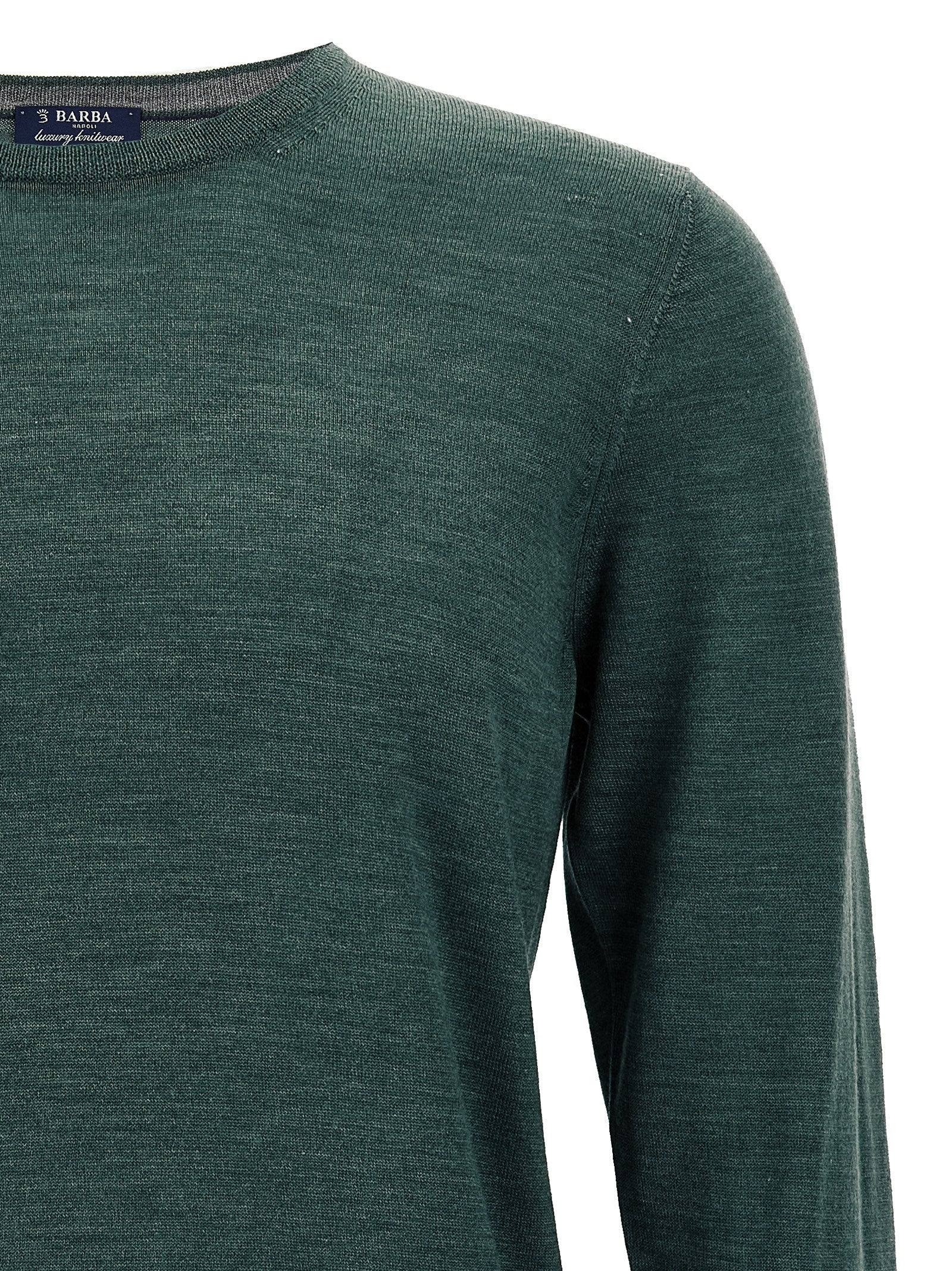 Barba Napoli Bicolor Wool Cardigan