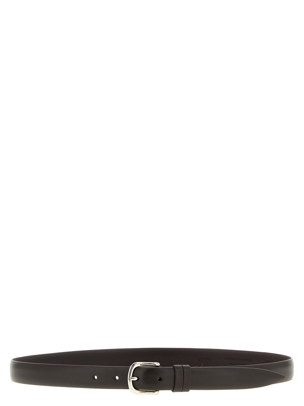 ZERBINI CLAUDIO Brown Leather Regular Belt