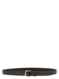 ZERBINI CLAUDIO Brown Leather Regular Belt