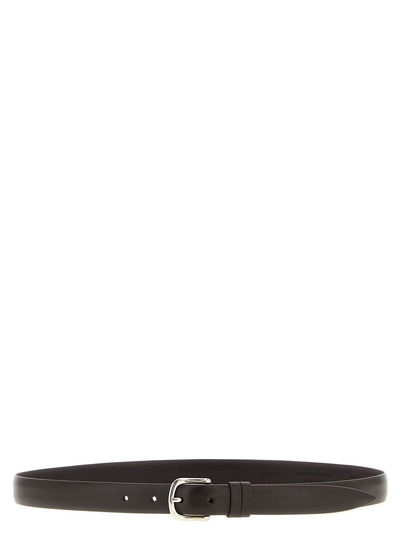 ZERBINI CLAUDIO Brown Leather Regular Belt