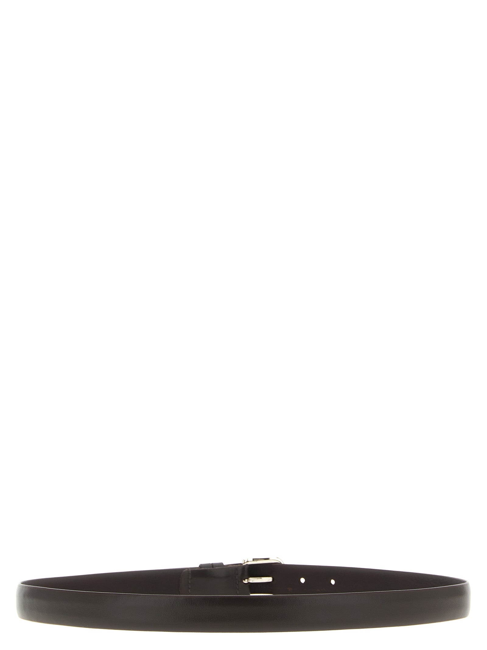 ZERBINI CLAUDIO Brown Leather Regular Belt