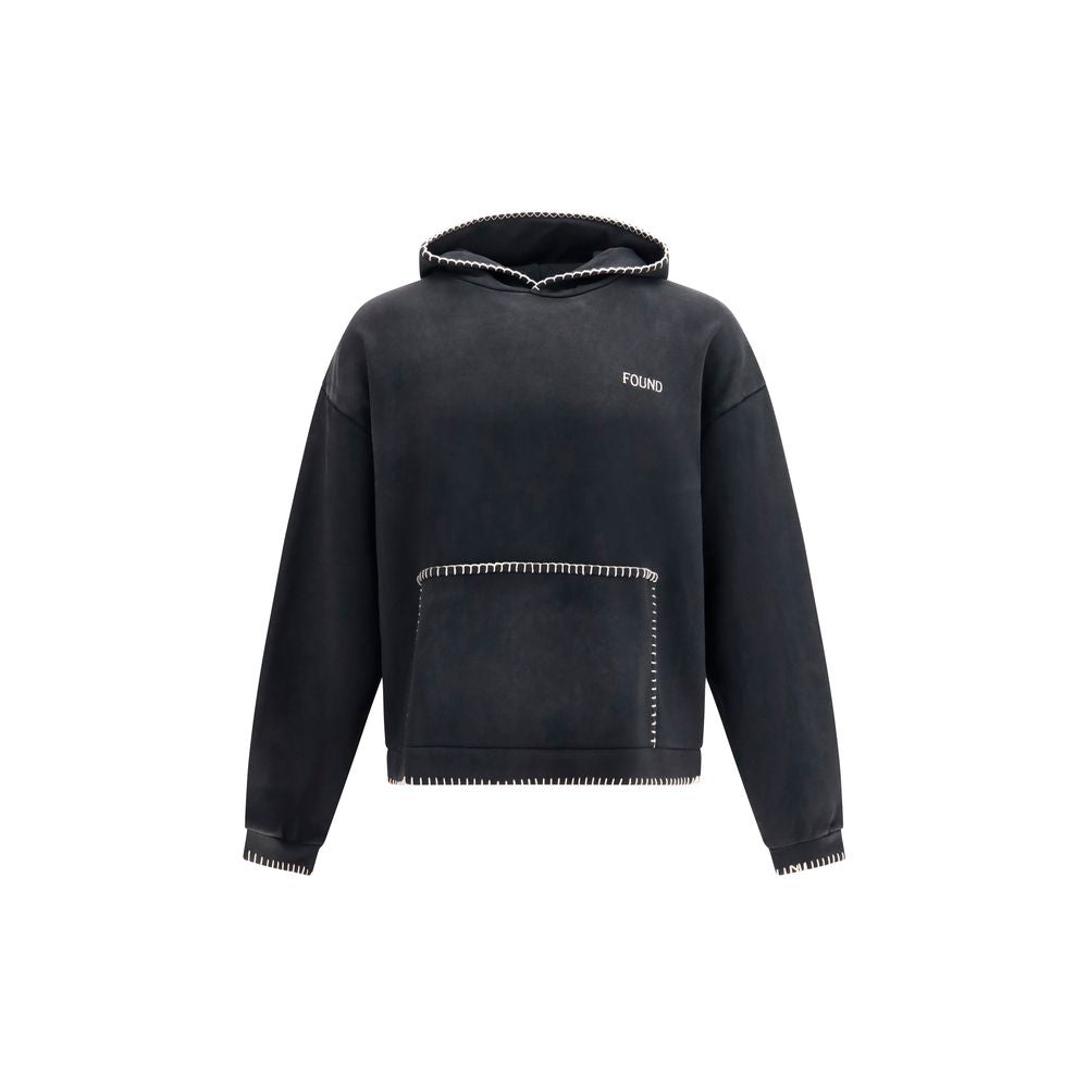 FOUND Black Cotton Sweatshirt